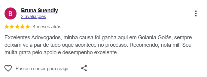 Avaliação Google